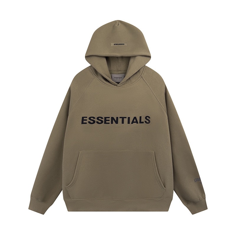 Brown Essentials Hoodie