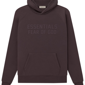 Sweat à capuche Essentials aubergine