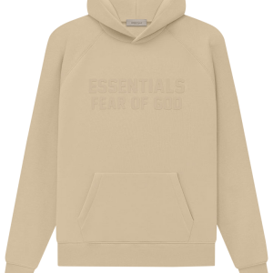 Sweat à capuche Essentials beige doré