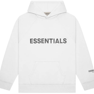 Sweat à capuche Essentials blanc