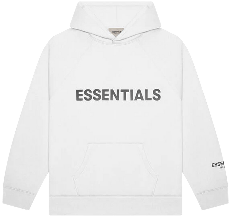 blanc-sport-essentials-hoodie Sweat à capuche Essentials blanc