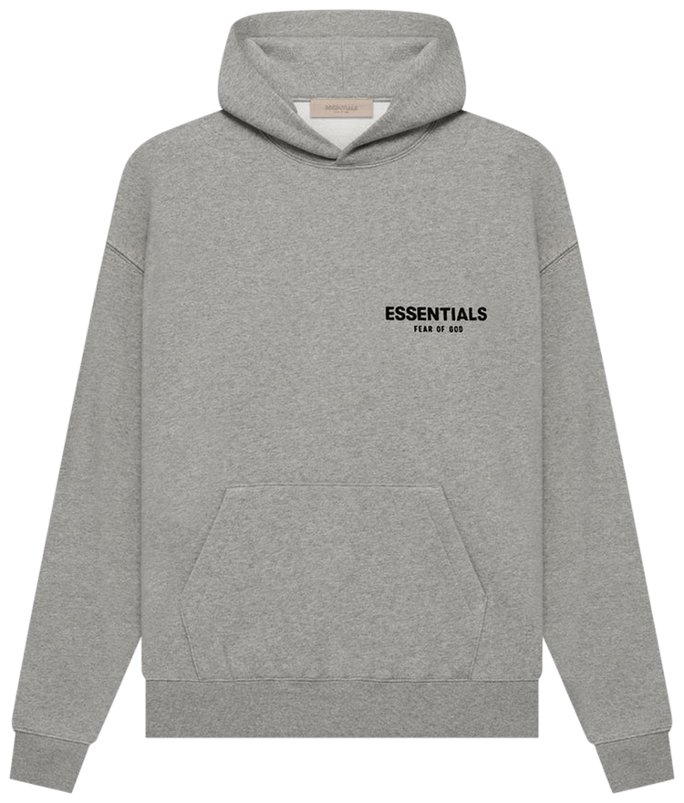 gris-moyen-essentials-hoodie Sweat à capuche Essentials gris