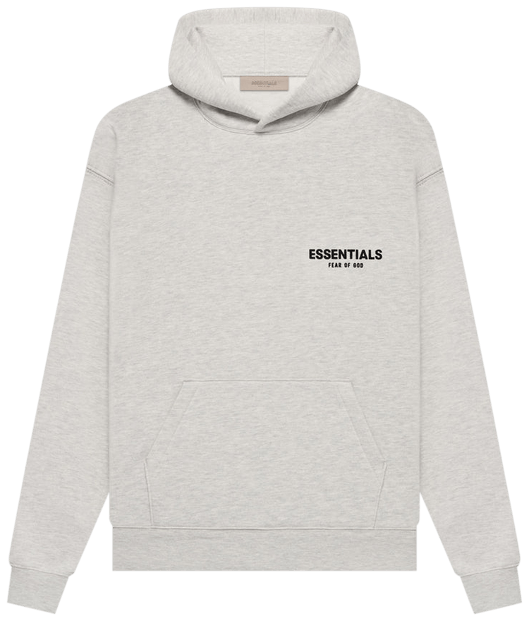 gris-nuage-essentials-hoodie Sweat à capuche Essentials gris