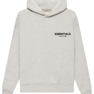 Sweat à capuche Essentials gris perle