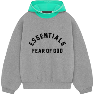 Sweat à capuche Essentials gris vert