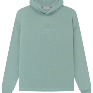 Sweat à capuche Essentials jade