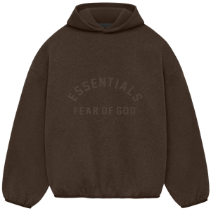 Sweat à capuche Essentials marron chocolat