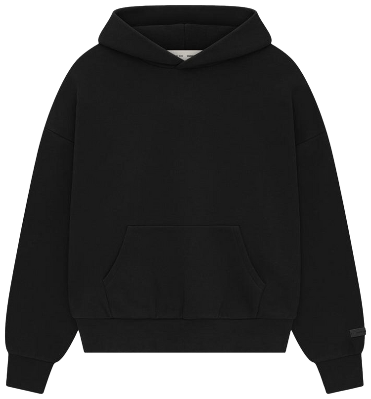 noir-minimal-essentials-hoodie Sweat à capuche Essentials noir