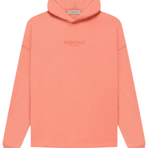 Sweat à capuche Essentials pêche