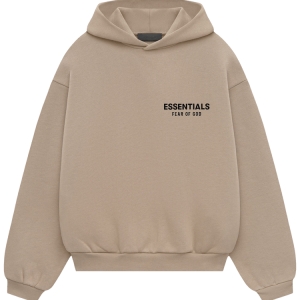Sweat à capuche Essentials sable foncé