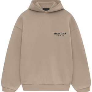 Sweat à capuche Essentials taupe