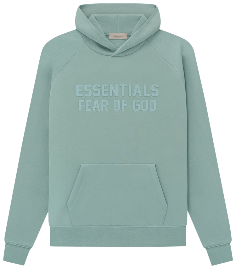 vert-sauge-essentials-hoodie Sweat à capuche Essentials vert sauge